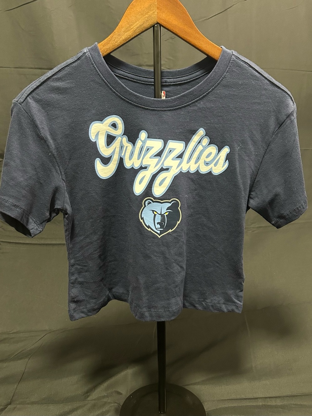 NBA Grizzlies Navy Blue Graphic Tee